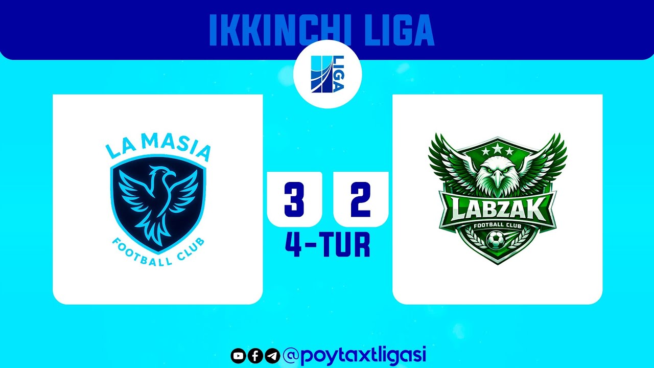Poytaxt 2-ligasi. 4-tur. La Masia - FC Labzak - 3:2