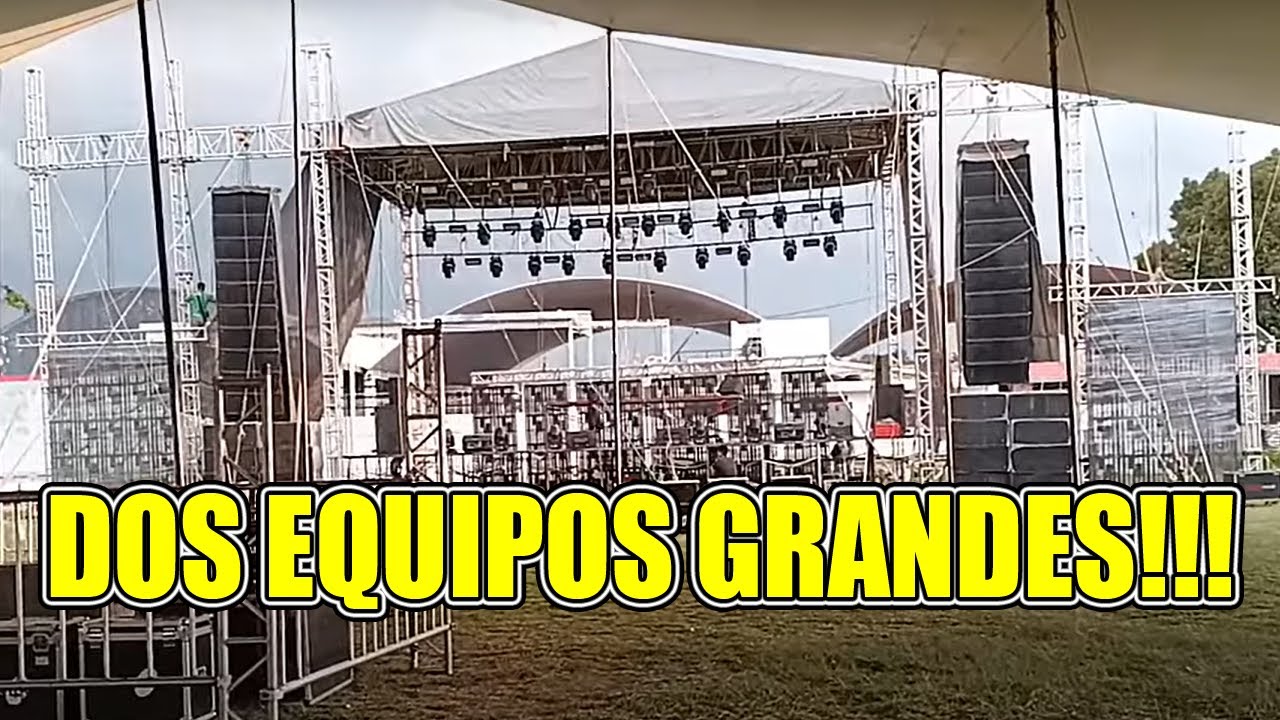 Nos encontramos dos grandes equipos de audio en este evento!!!