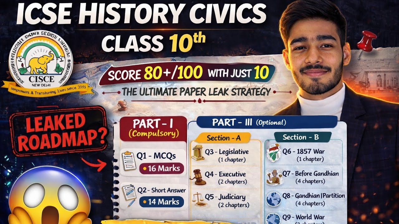 ICSE HISTORY & CIVICS LEAKED STRATEGY || ICSE PAPER LEAK || #justiceforicse #icsehistorycivics 