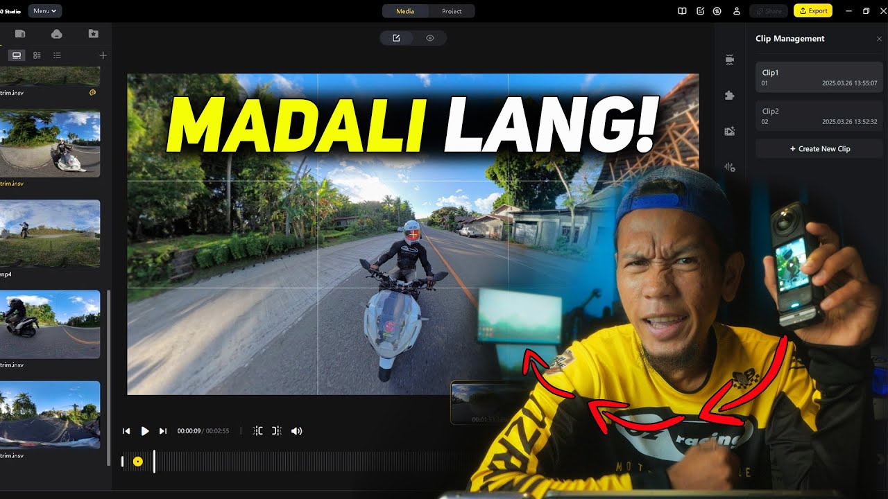 Paano Mag-Edit ng 360 Videos | Step by Step Insta360 Studio Editing Tutorial