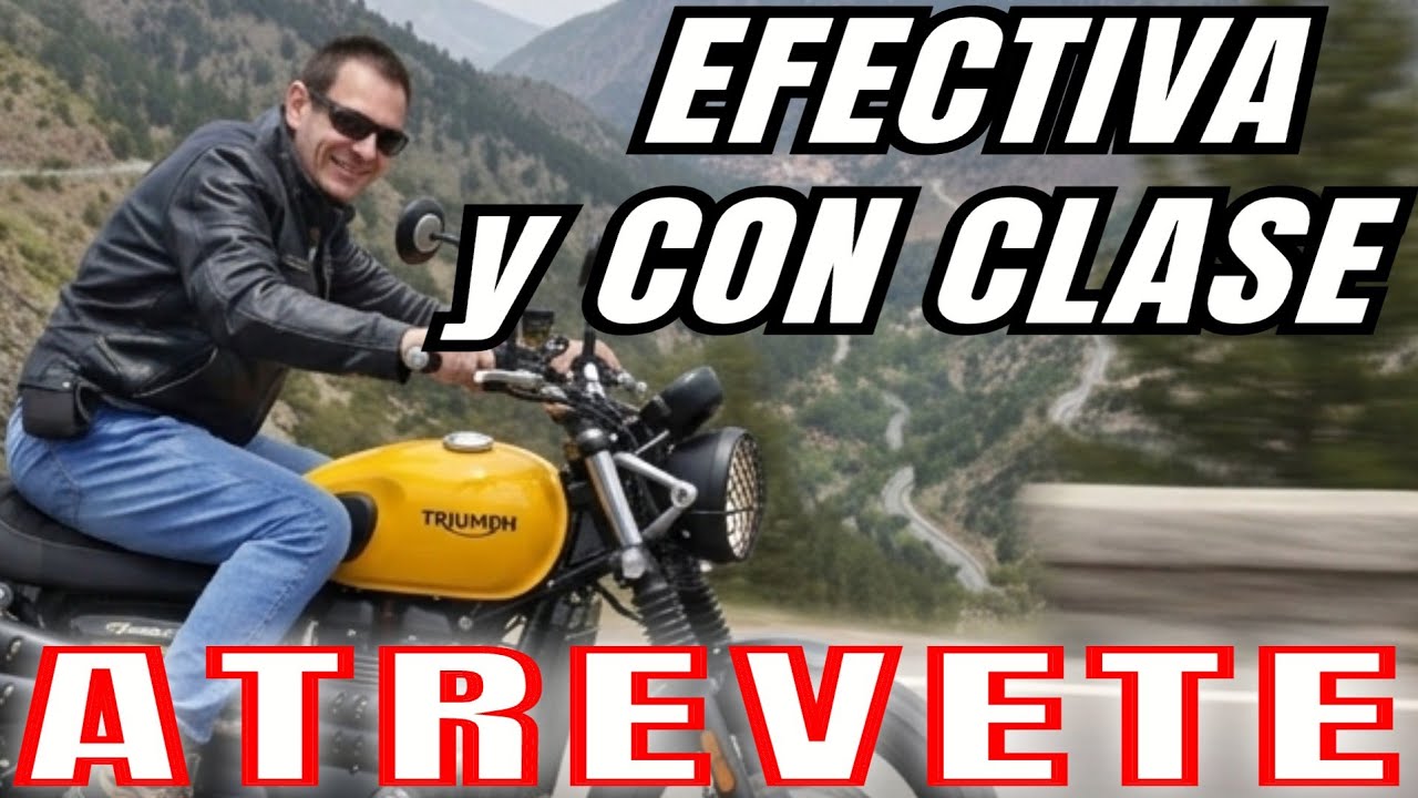 PARECE CARA pero NO LO ES . MOTO TRIUMPH SCRAMBLER. Prueba en carretera.