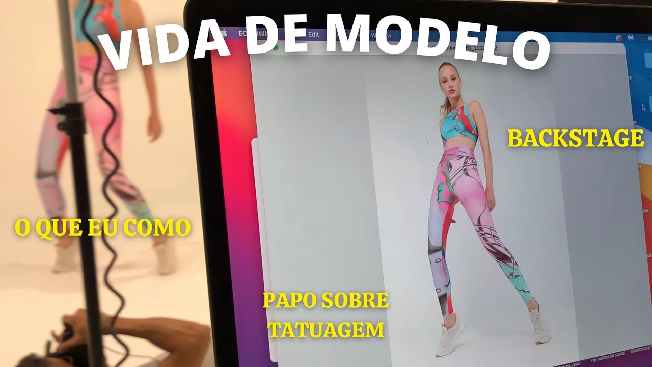 UM DIA NA MINHA VIDA DE MODELO TRABALHANDO EM SÃO PAULO - campanha fitness + papo sobre tatuagens