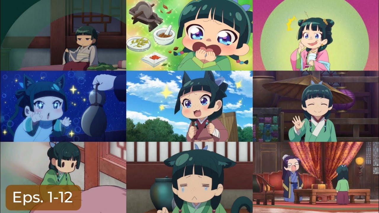 Maomao All Chibi and Cute Moments | Kusuriya no Hitorigoto (Episode 1-12)