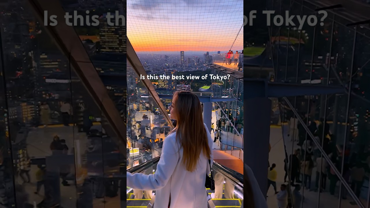 The best escalator in the world! 📍 Shibuya Sky, Tokyo 🇯🇵 #tokyotravel #tokyo #japantravel