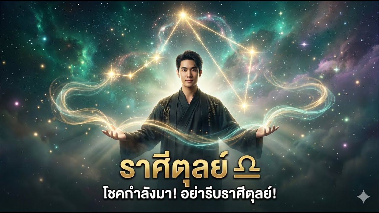 ♎ ราศีตุลย์ โชคไม่ได้มาเพราะคุณพยายามแต่มาเพราะคุณ เลือกถูกจังหวะ!