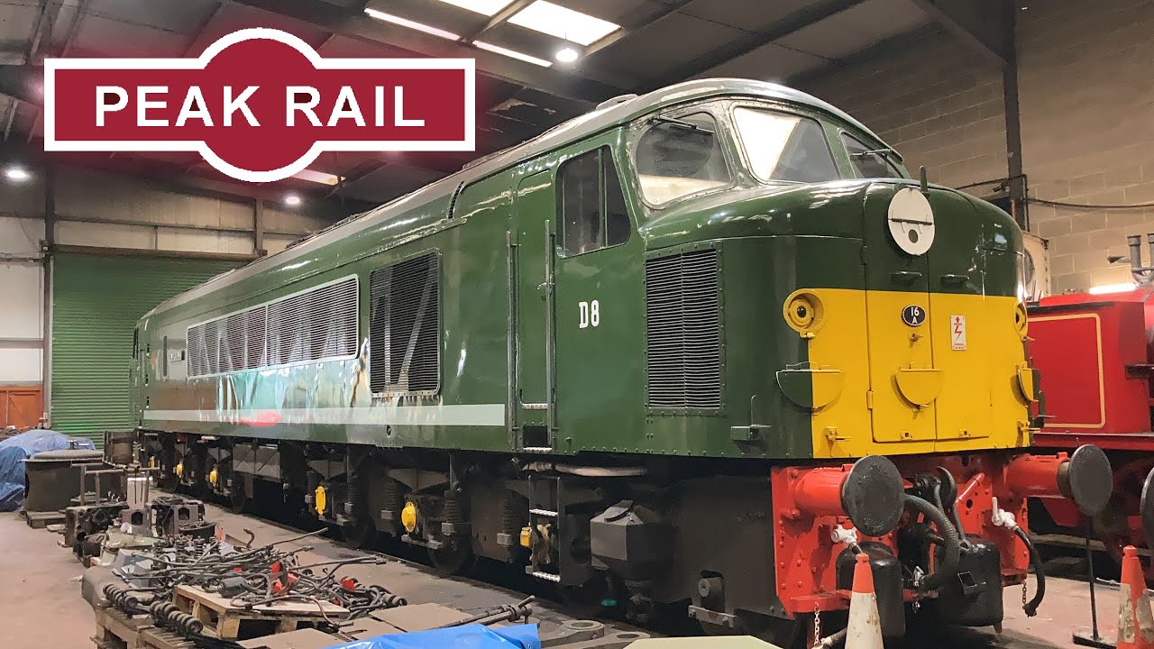 PEAK RAIL Heritage Railway, Matlock! (Eustace Forth, Class 44 Pennygent, 97301 AND 37310!!) | 9/8/23