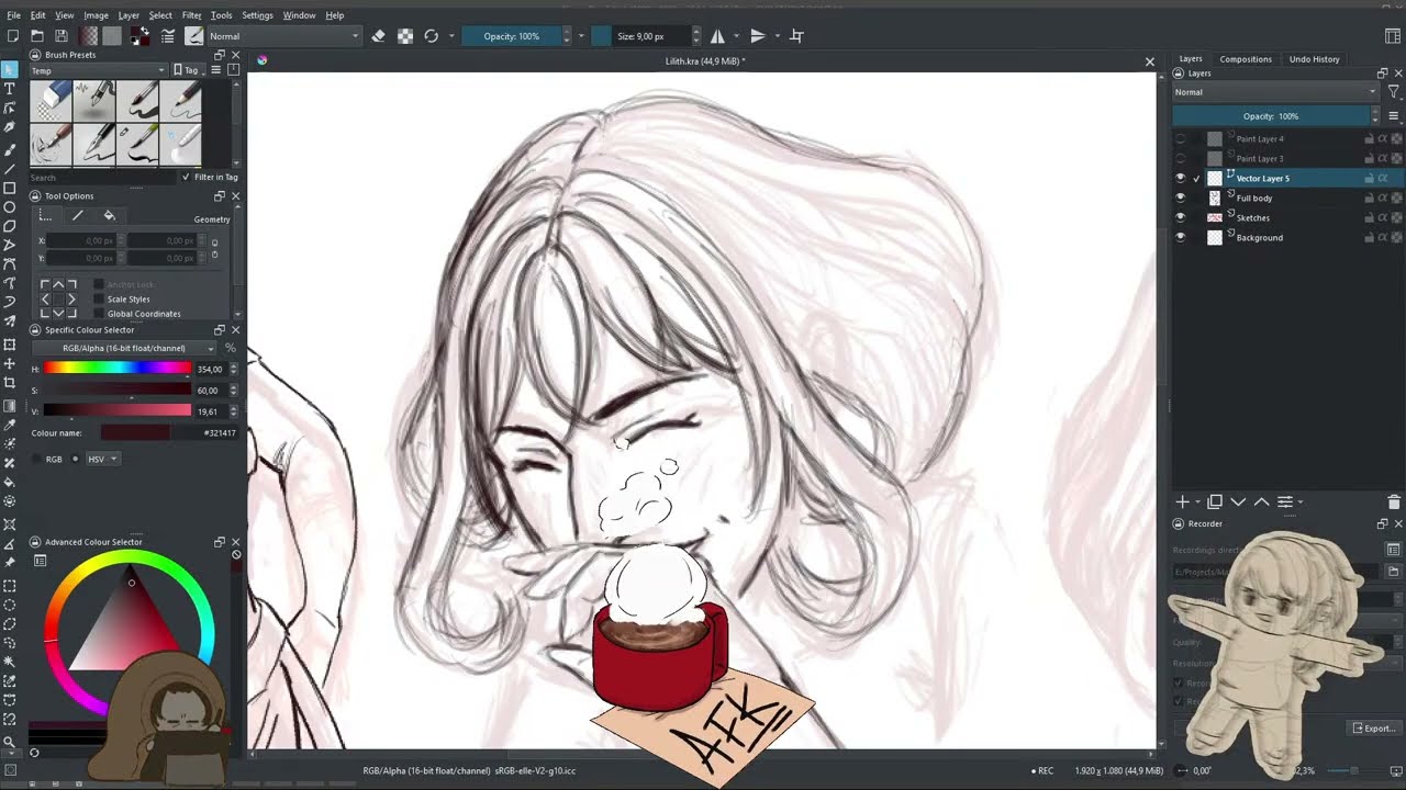[ENG] Lilith Char. Sheet pt. Final? | Live Art Session