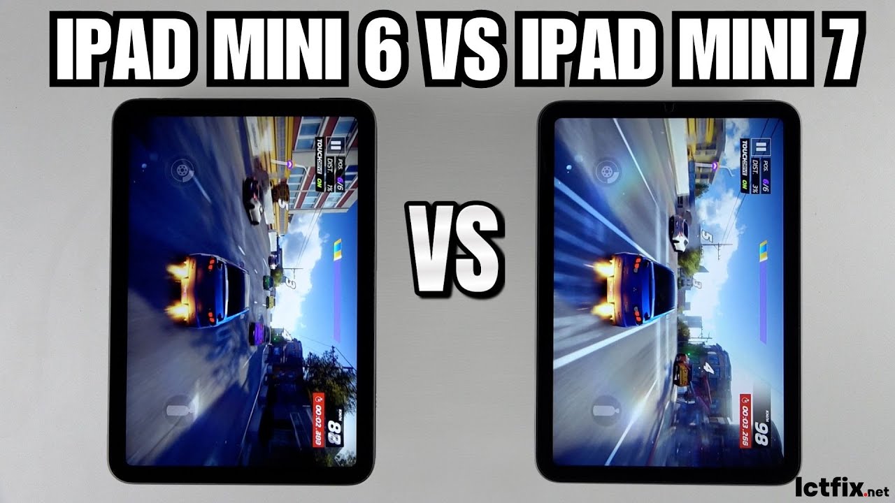 iPad Mini 7 vs iPad Mini 6 | Video test Display, SpeedTest, Camera Comparison