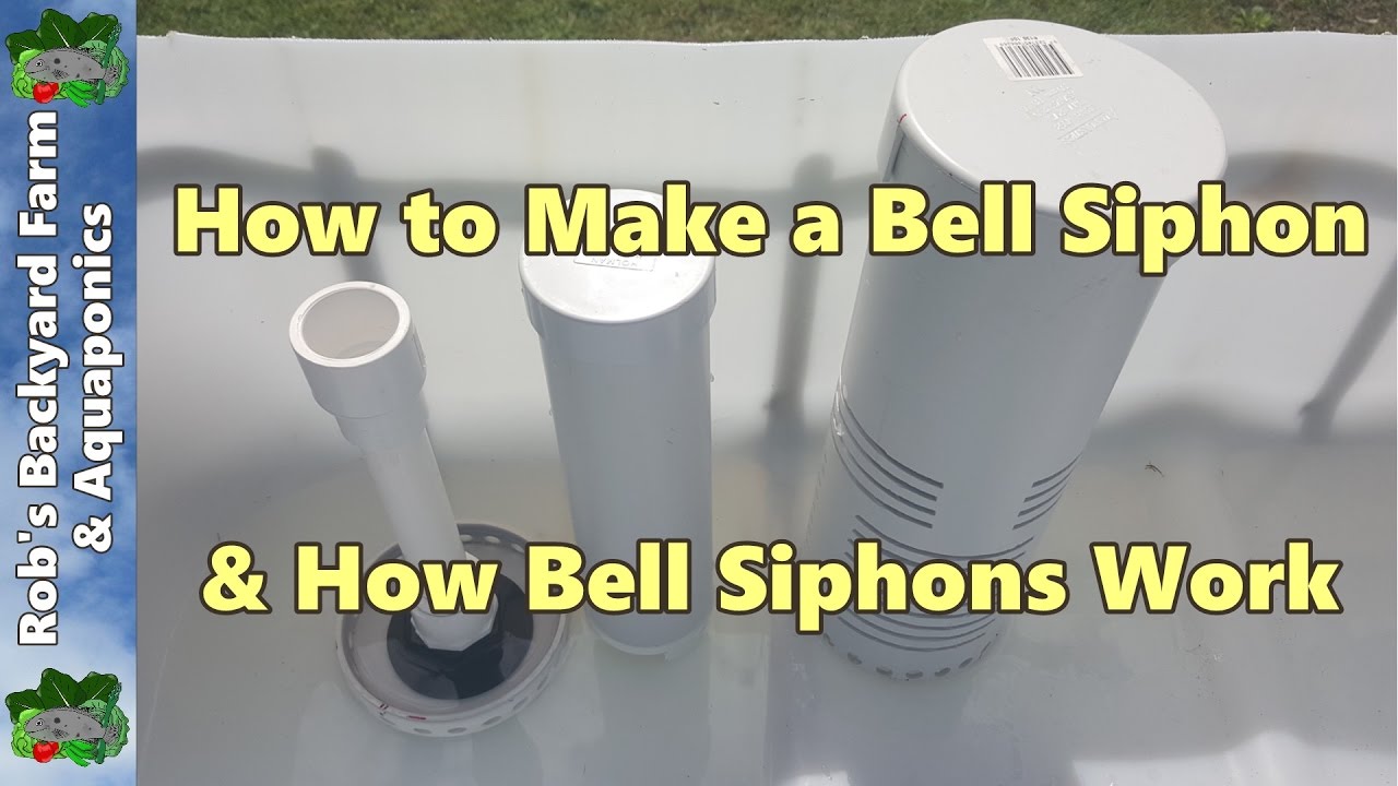 Как сделать сифон Bell и как работают сифоны Bell