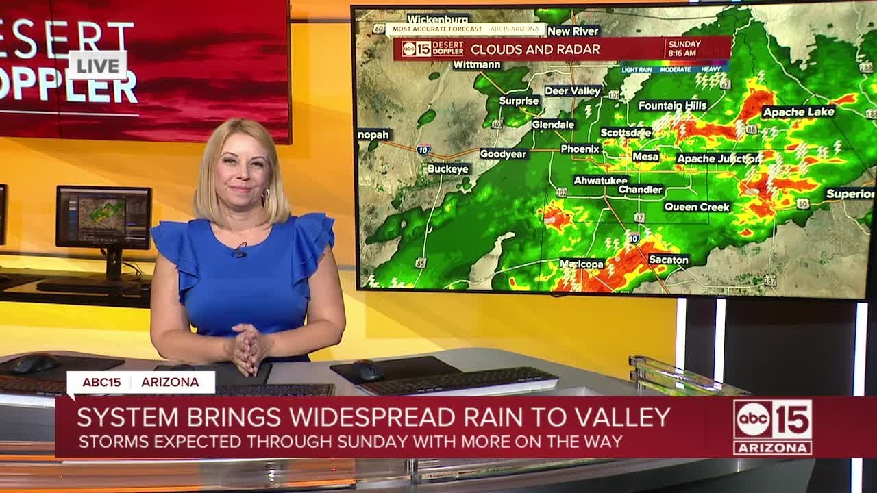 Severe weather in the Valley on Sunday