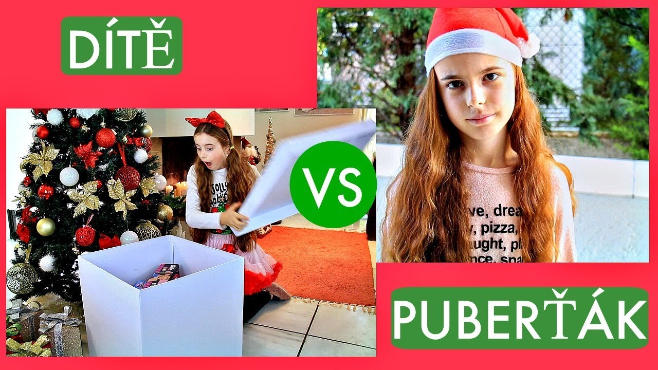 Dítě VS puberťák o Vánocích