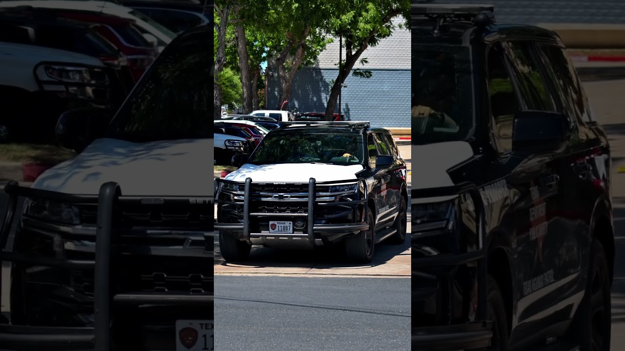 Texas State Trooper Tahoe Patrolling
