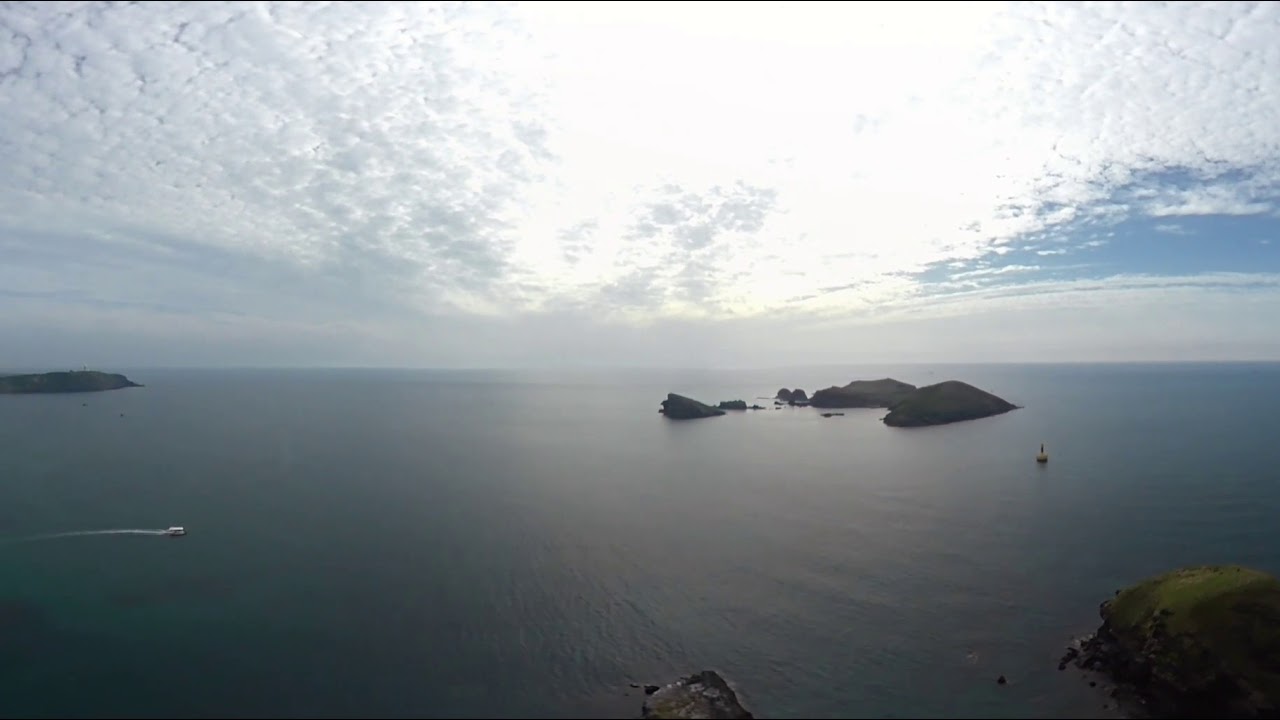 아름다운 제주 바다를 하늘에서 항공 360 VR