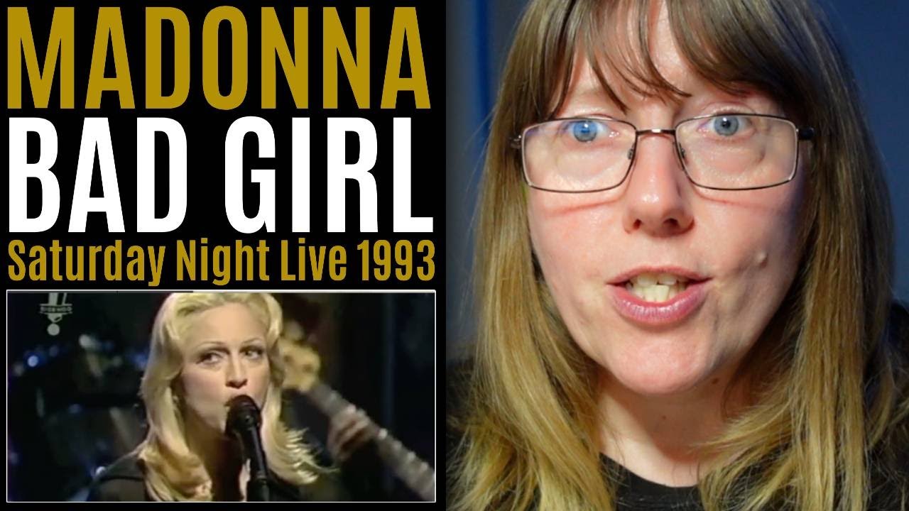 Реакция преподавателя вокала на выступление Мадонны с песней «Bad Girl» в прямом эфире SNL 1993 года