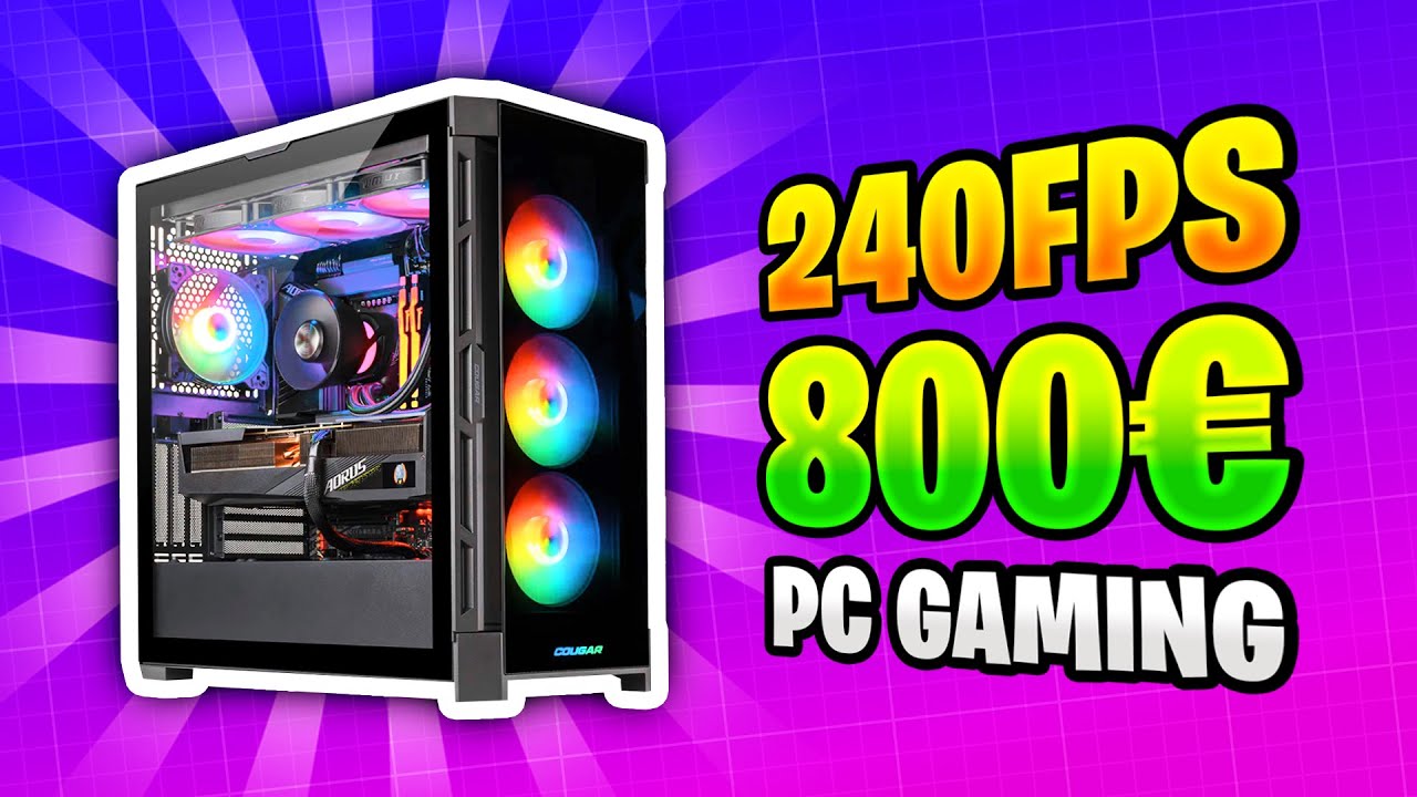 IL MIGLIOR PC da GAMING da 800€ + TEST FORTNITE, CYBERPUNK e GTA | 240 FPS su un PC ECONOMICO | 2024