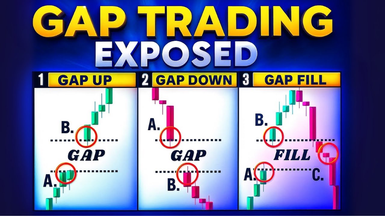 BEST Gap Trading Strategy 💥🕳️ (Gap Up, Gap Down, Breakaway, Runaway, Exhaustion)