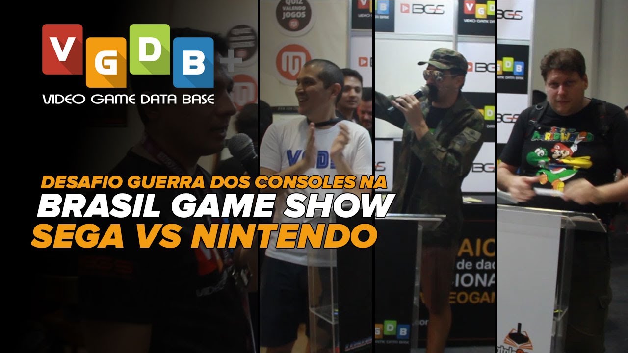 Desafio Guerra dos Consoles SEGA (Ricardo Syozi) Vs. Nintendo (Celso Affini) #VGDBnaBGS