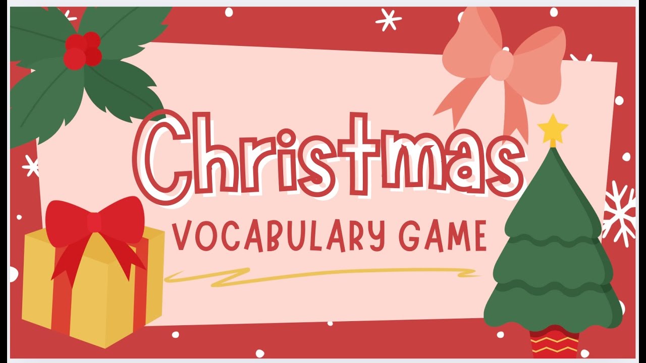 FUN CHRISTMAS VOCABULARY