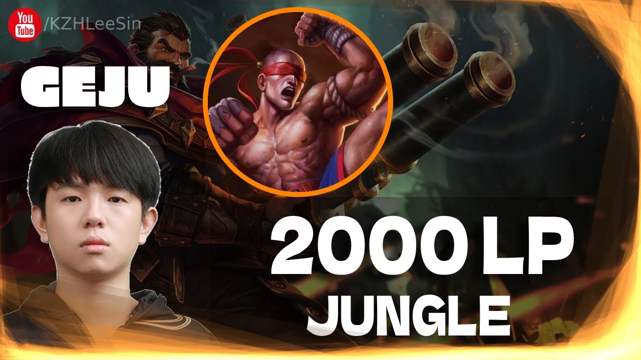 🔴 Geju Lee Sin vs Zac Jungle (2000 LP Jungle) - Geju Lee Sin Guide 1300 LP