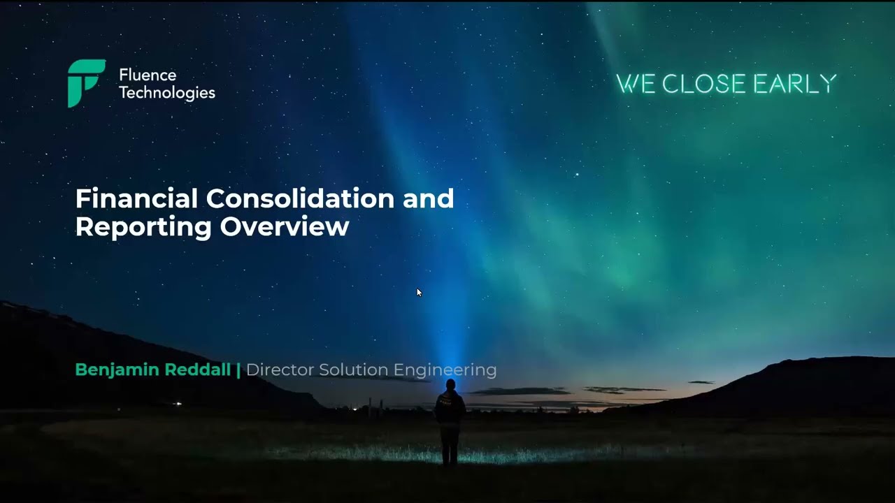 Fluence Technologies Financial Consolidation Solution Demo