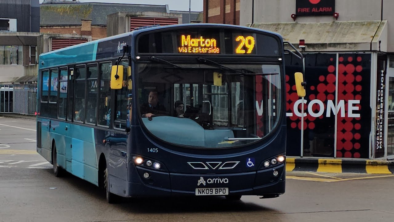 Buses at Middlesbrough bus station