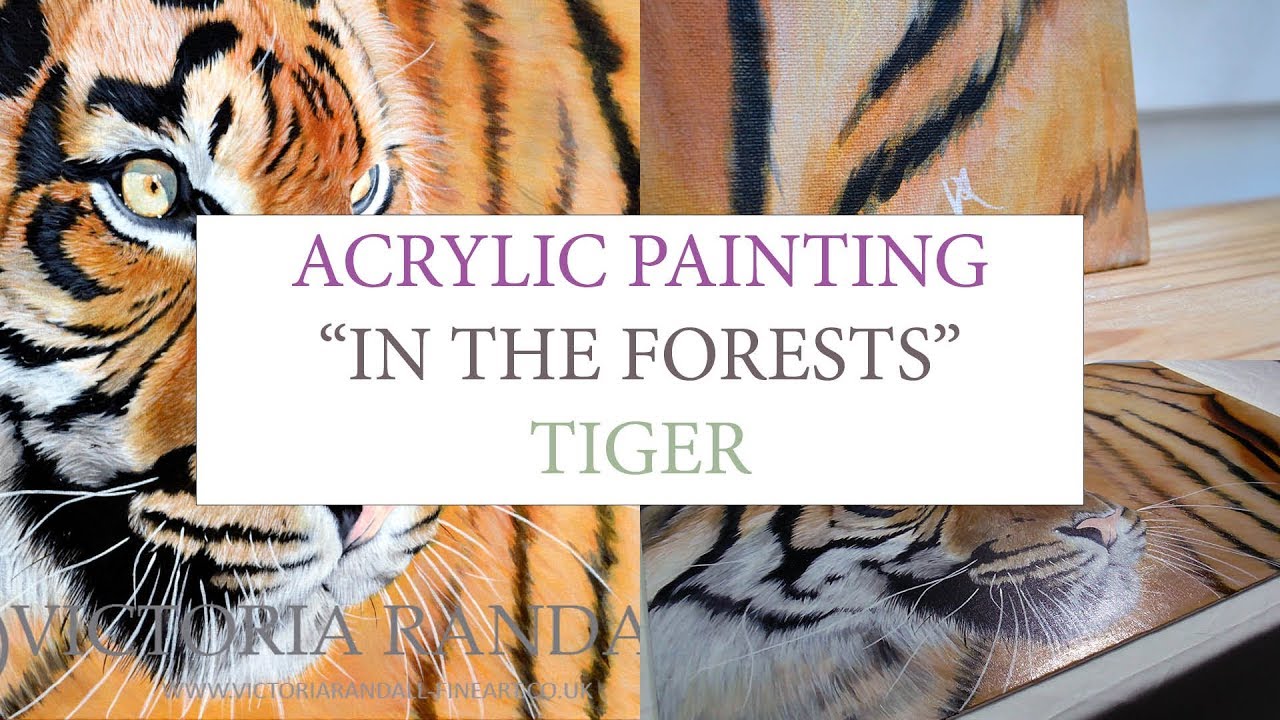 Acrylic Painting | Tiger | Timelapse