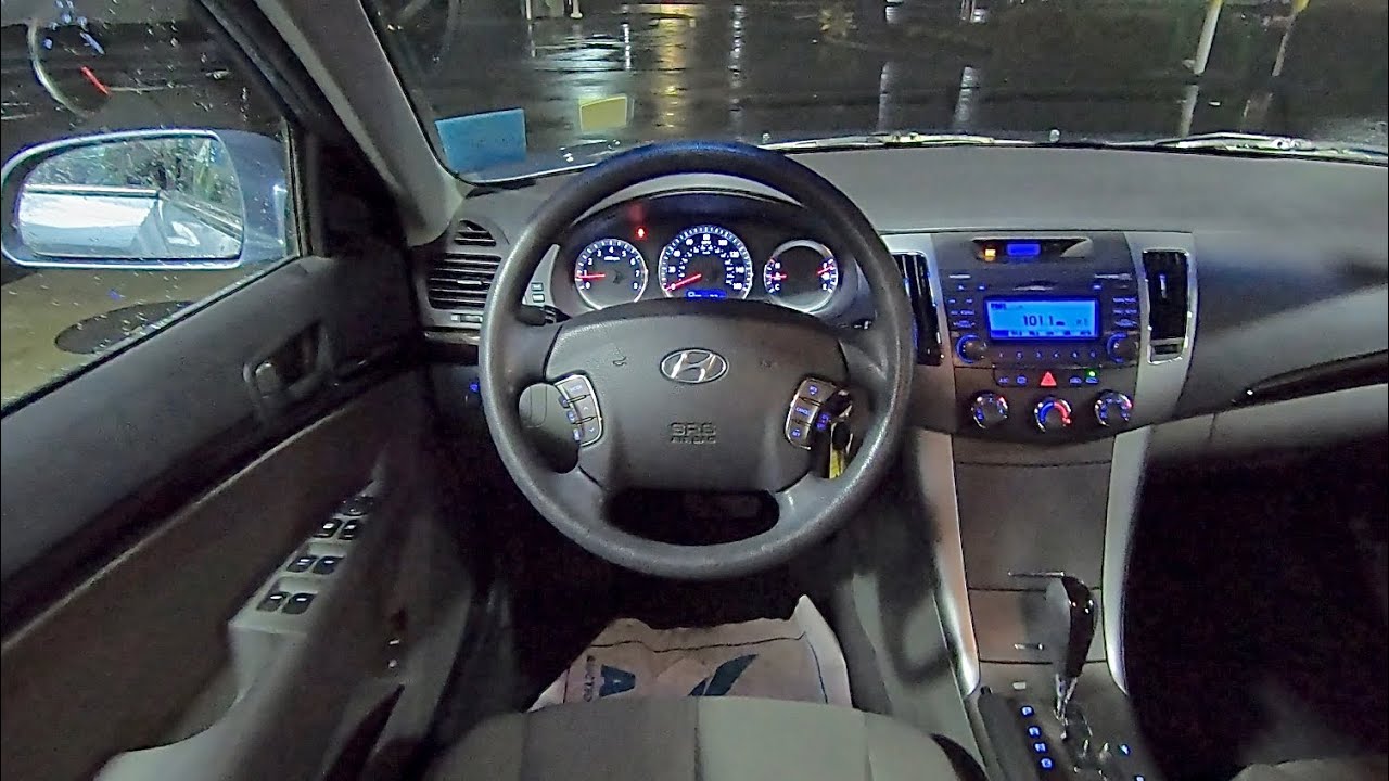 2010 Hyundai Sonata GLS POV ASMR Style Test Drive Rainy Night