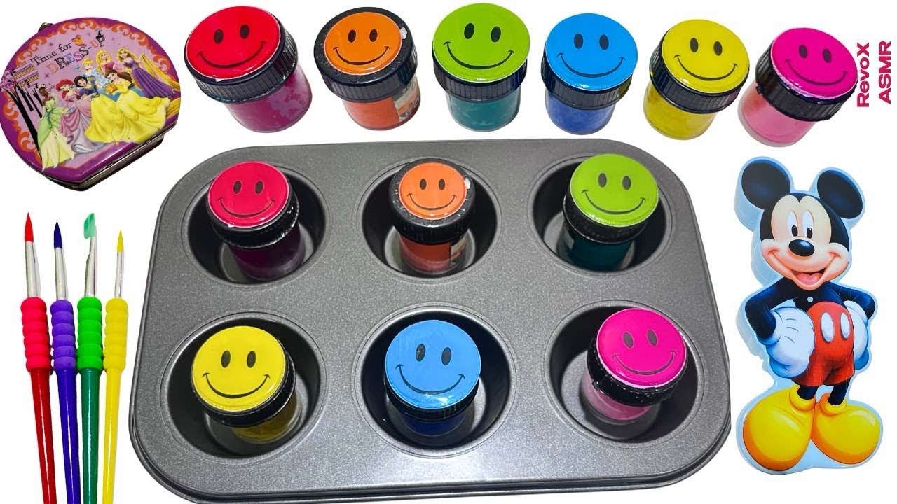 Satisfying Video I DIY How To Make Super SPRUNKI Tons FROM Blue Painting Pie Cake Mixing Sound ASMR