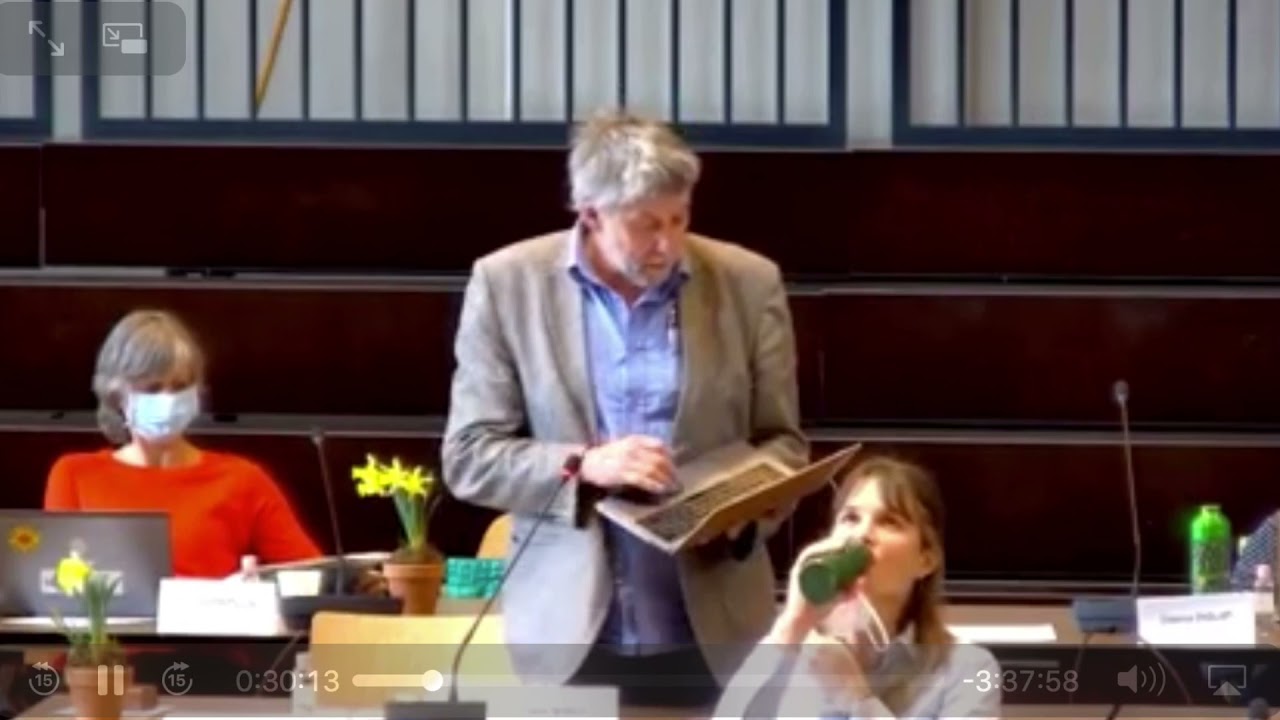 Laurent Debrot sur la H18 au Grand Conseil le 31 mars 2021