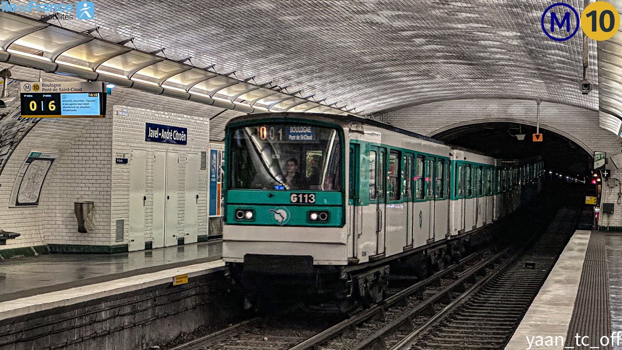 Métro parisien 🇫🇷 : Quel MF67 hurle le plus sur la ligne 10 ? Comparaison de 3 rames ! 🚇🔊