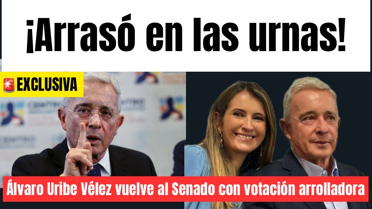 🚨EN VIVO: Resultados Elecciones 2026 &mdash; Paloma Valencia se perfila como candidata-  &Aacute;lvaro Uribe
