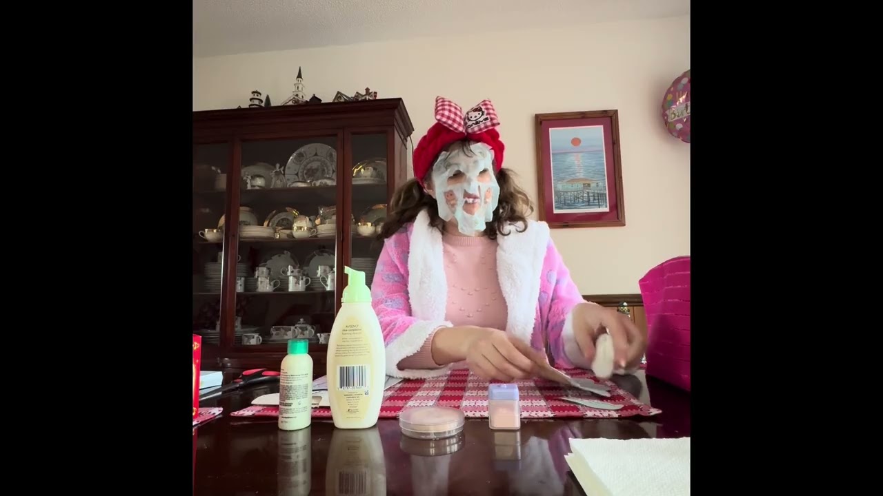 Spa Day and testing a Face Mask product From Tjmaxx.