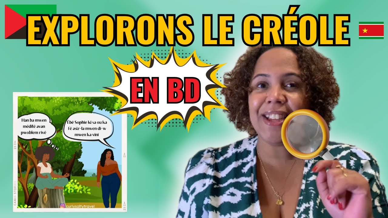 Parlons Créole GUADELOUPÉEN et MARTINIQUAIS : VOCABULAIRE 😍