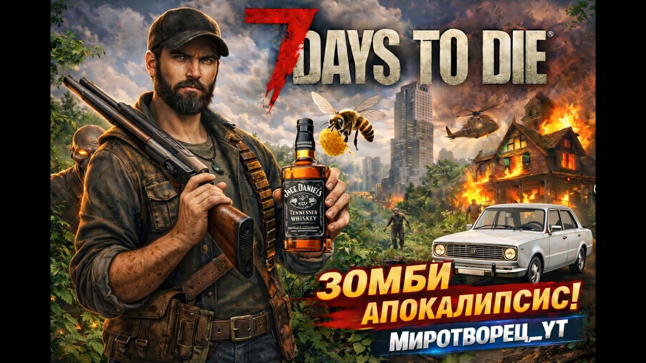 АЛКОСТРИМ! 7дней☢️ и Dark Blues🎵 7 Days Yo Die 🔴 STREAM OnLine #☮️