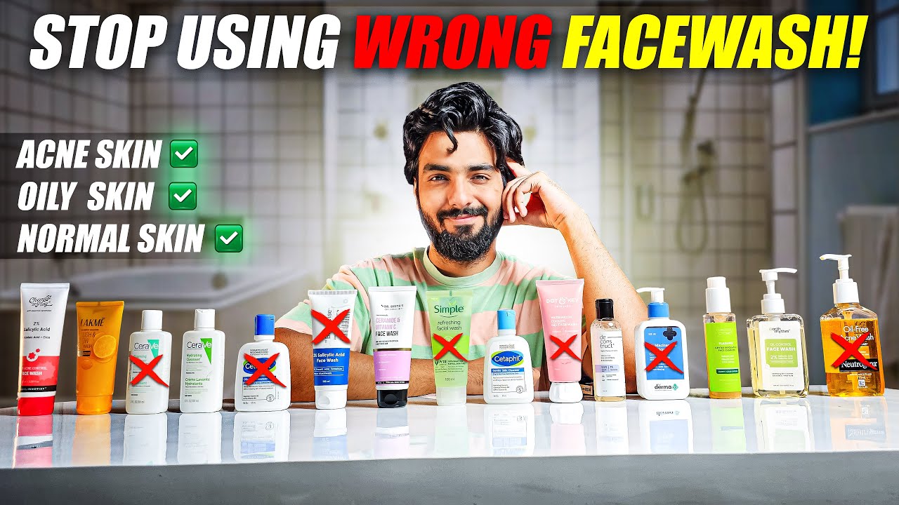 Top 15 Face washes for Men in 2025 | For Oily, Normal & Acne-Prone Skin