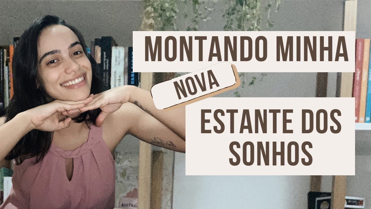 MINHA ESTANTE NOVA FINALMENTE CHEGOU!! 📦📚 mini vlog