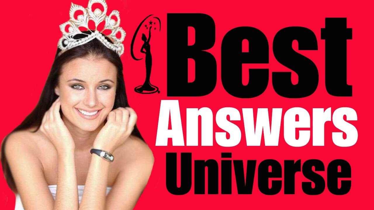 10 BEST ANSWERS in Miss Universe Pageant (1952 - 2014)