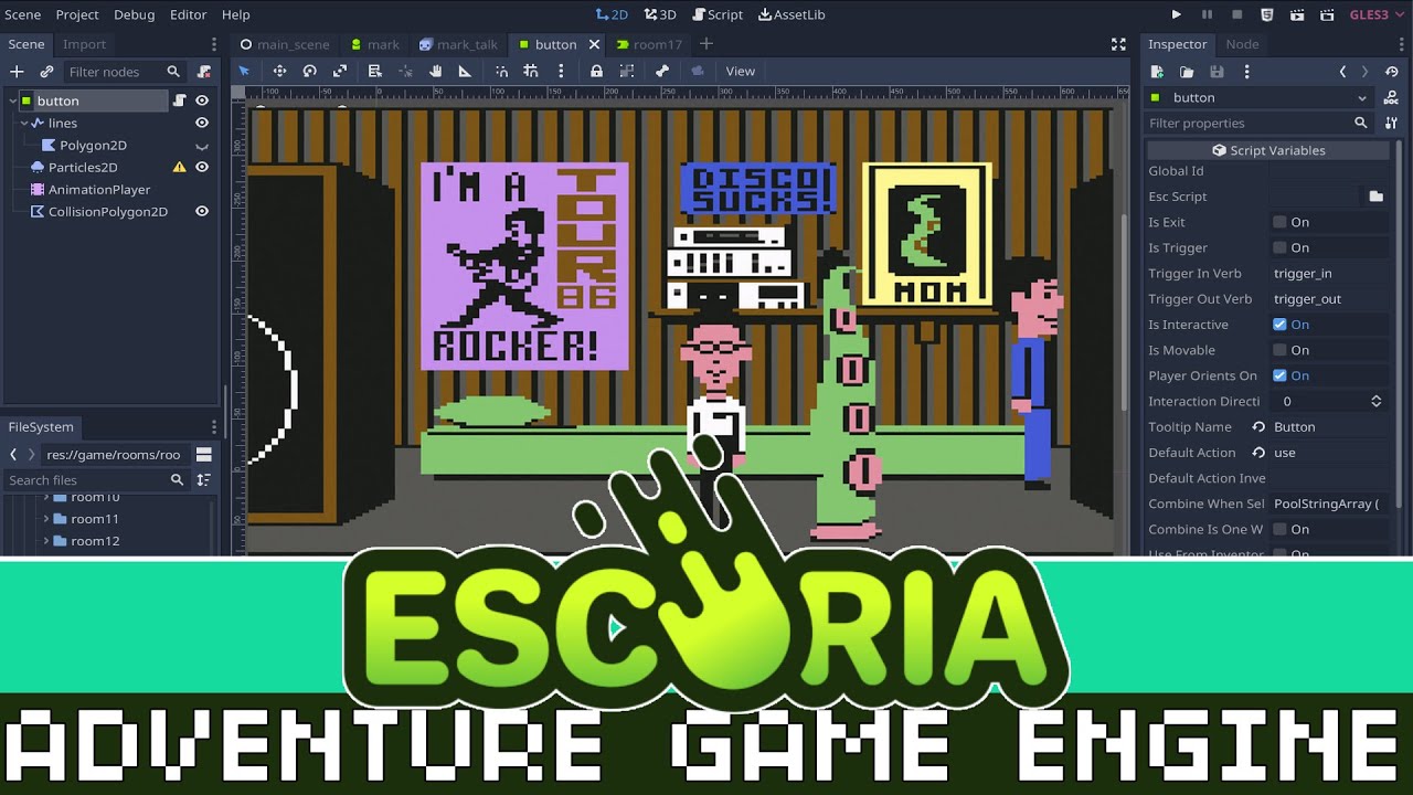 Escoria -- Adventure Game Engine [Godot Powered]