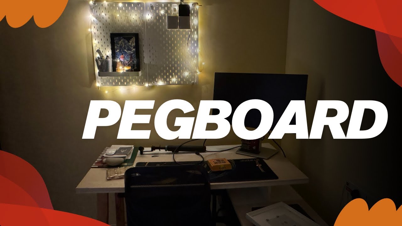 Pegboard( study table organiser )