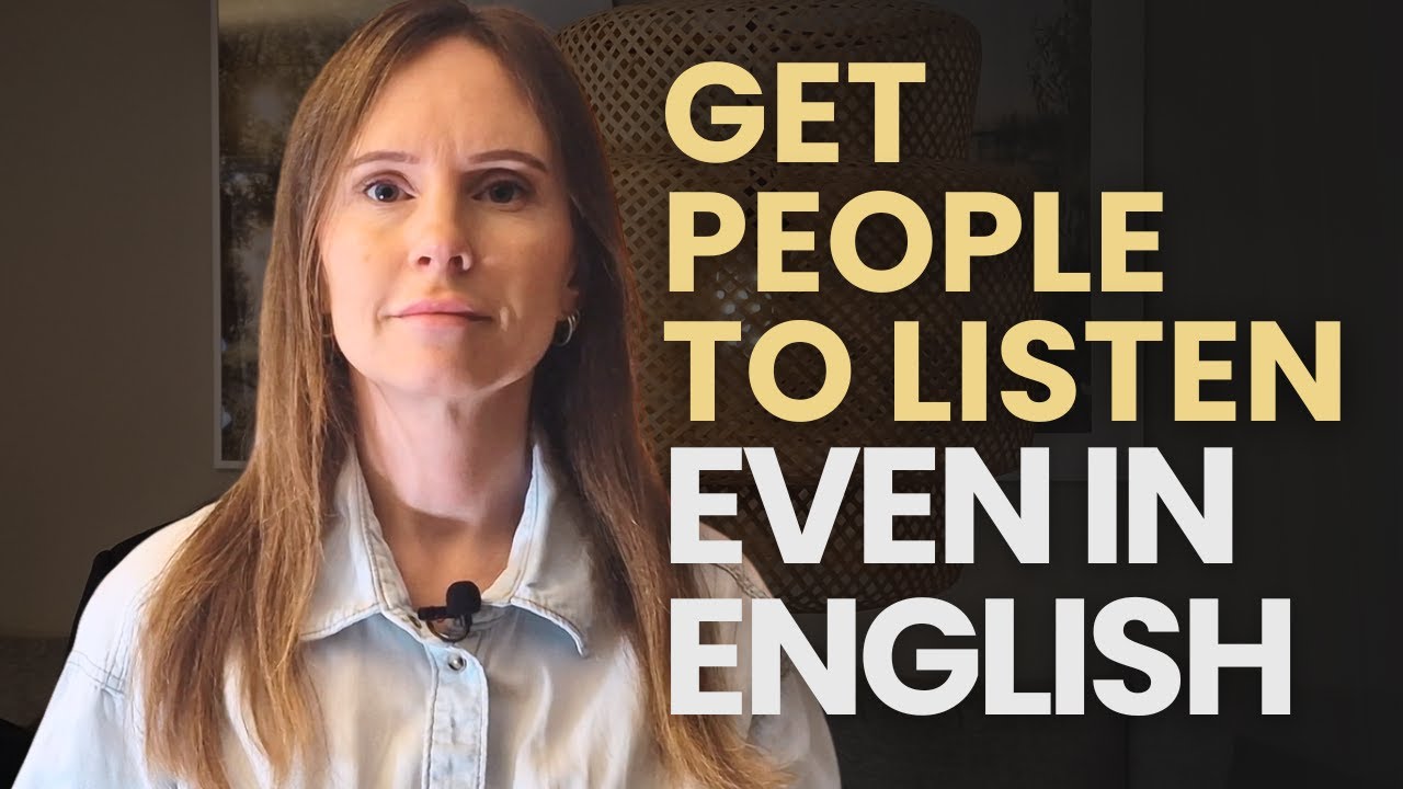 How to Speak So People Actually Listen