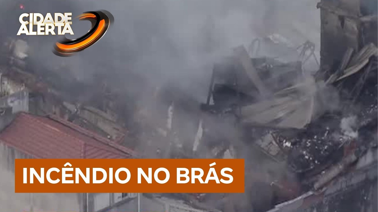 SP: inc&ecirc;ndio grave atinge galp&atilde;o no Br&aacute;s nesta segunda-feira (30)