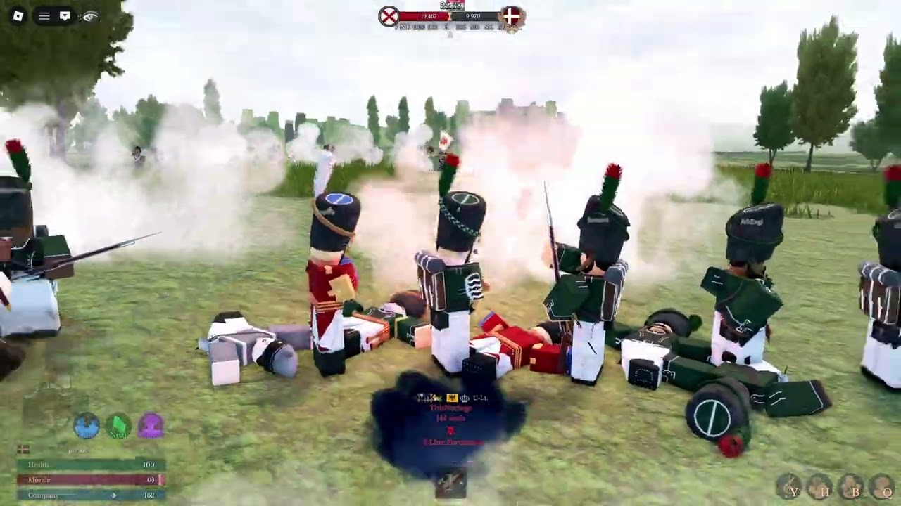 Napoleonic Wars Roblox | Denmark Vs MLG + Spain