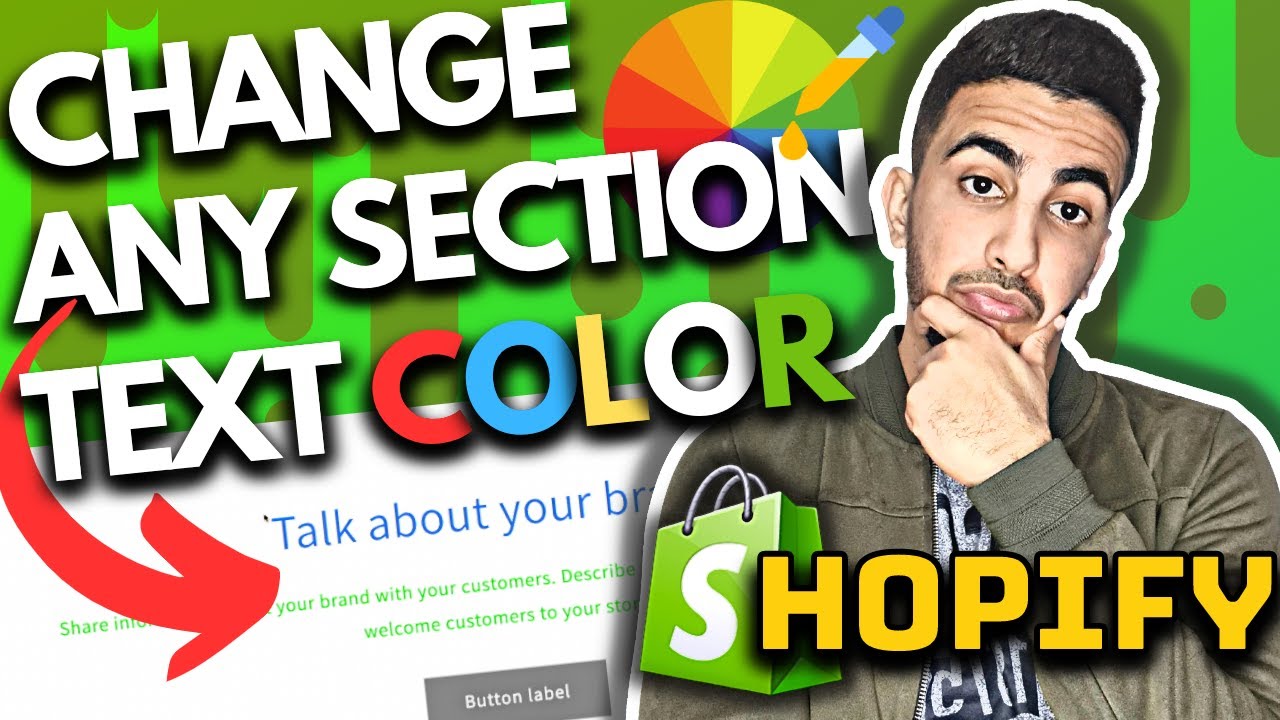 How To Change Text Color On Any Section In Shopify