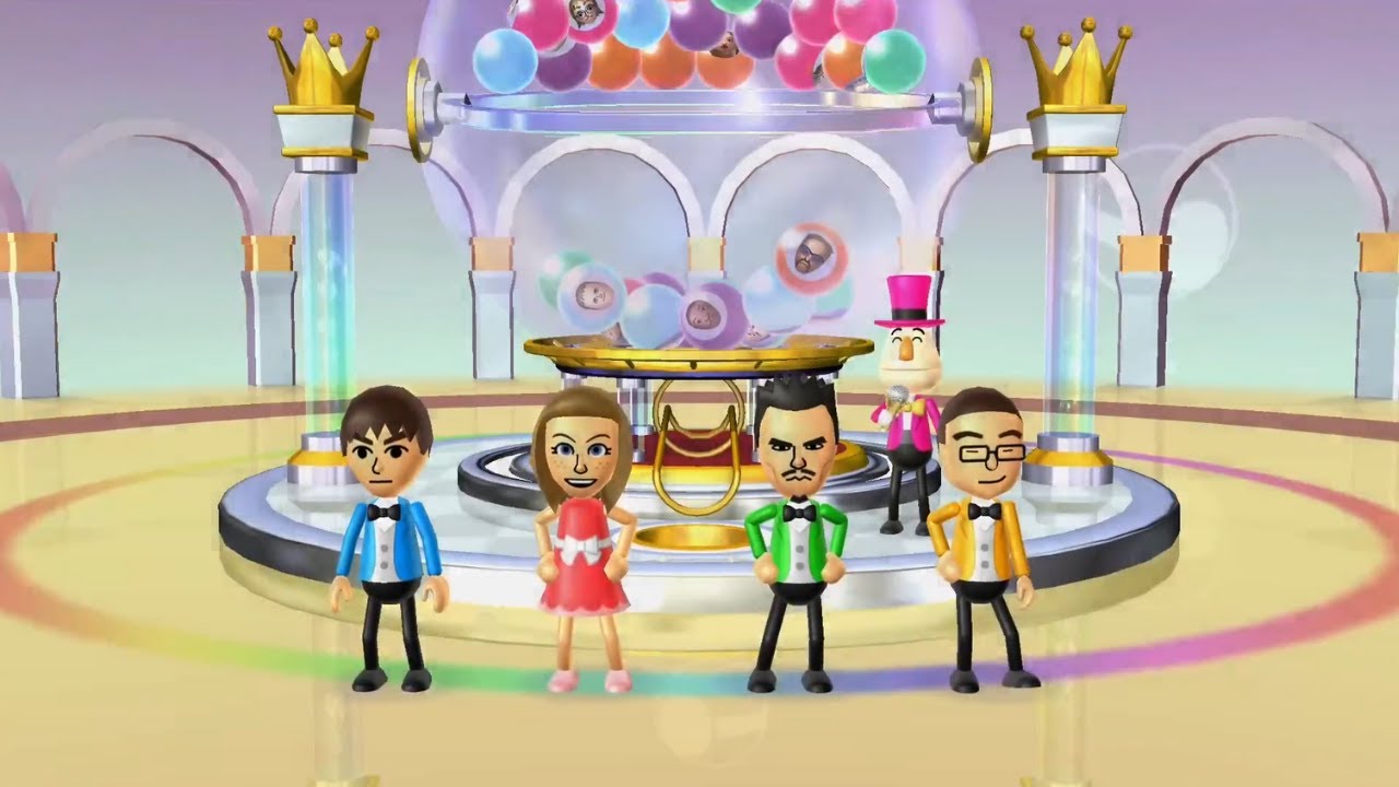 Wii Party: Bingo - Guest C vs Abby vs Saburo vs Shohei (Beginner Difficulty)