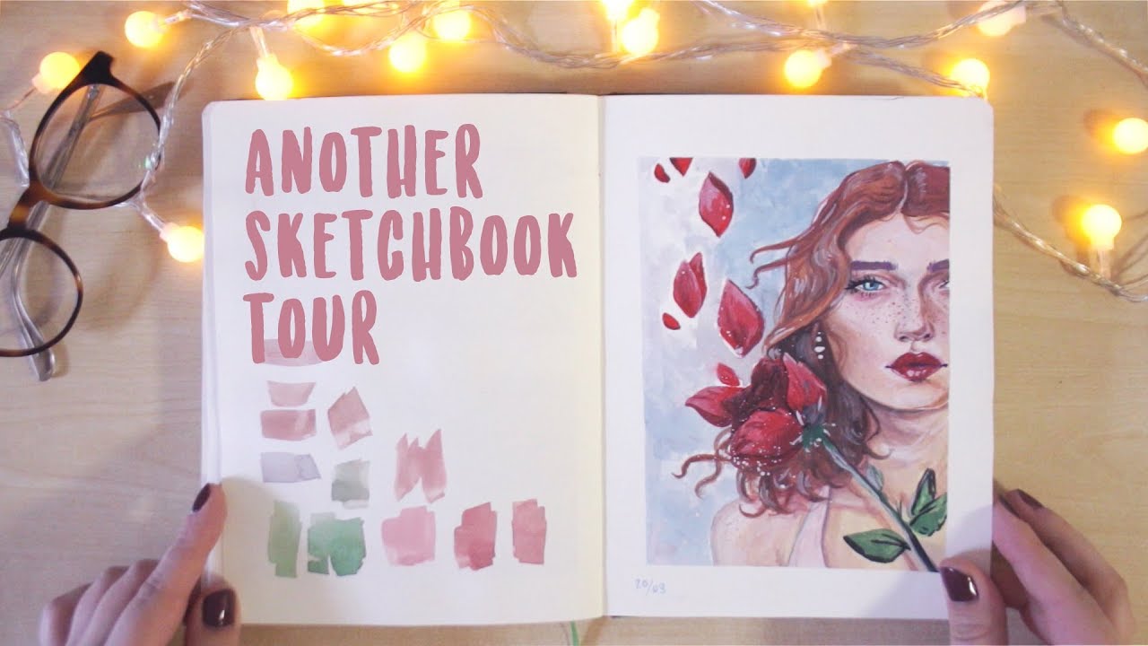 another Sketchbook Tour // Jan - Apr '18 sketchbook #9