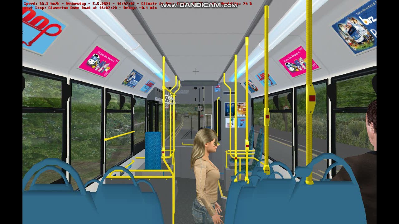 OMSI 2 Gameplay: University to Bus Station - Cotterel Map - Dennis Dart (Part 1)