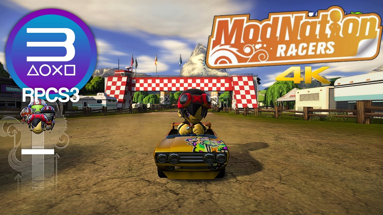 RPCS3 0.0.14 | ModNation Racers 4K 60FPS UHD | PS3 Emulator Gameplay