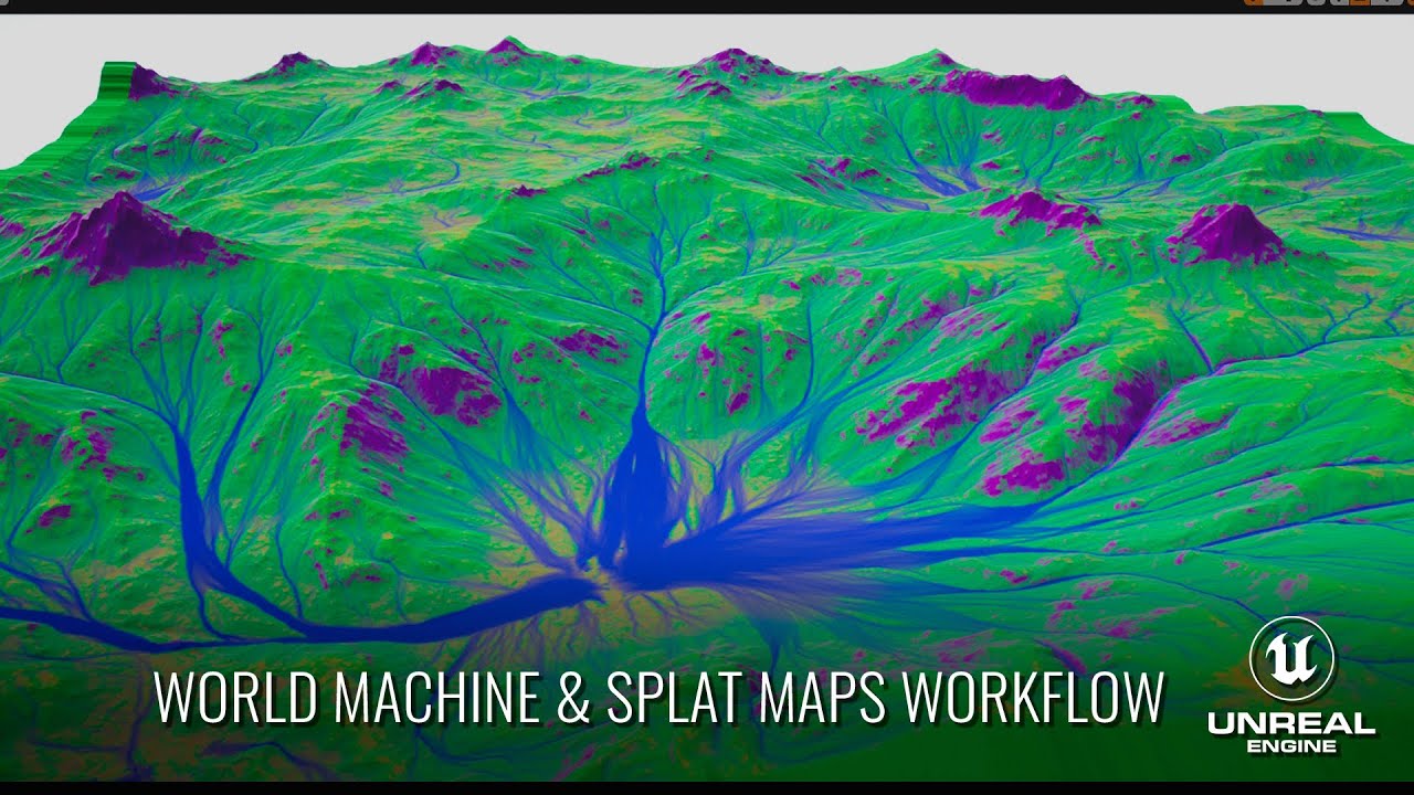 World Machine & Splat Maps to UE4 Workflow
