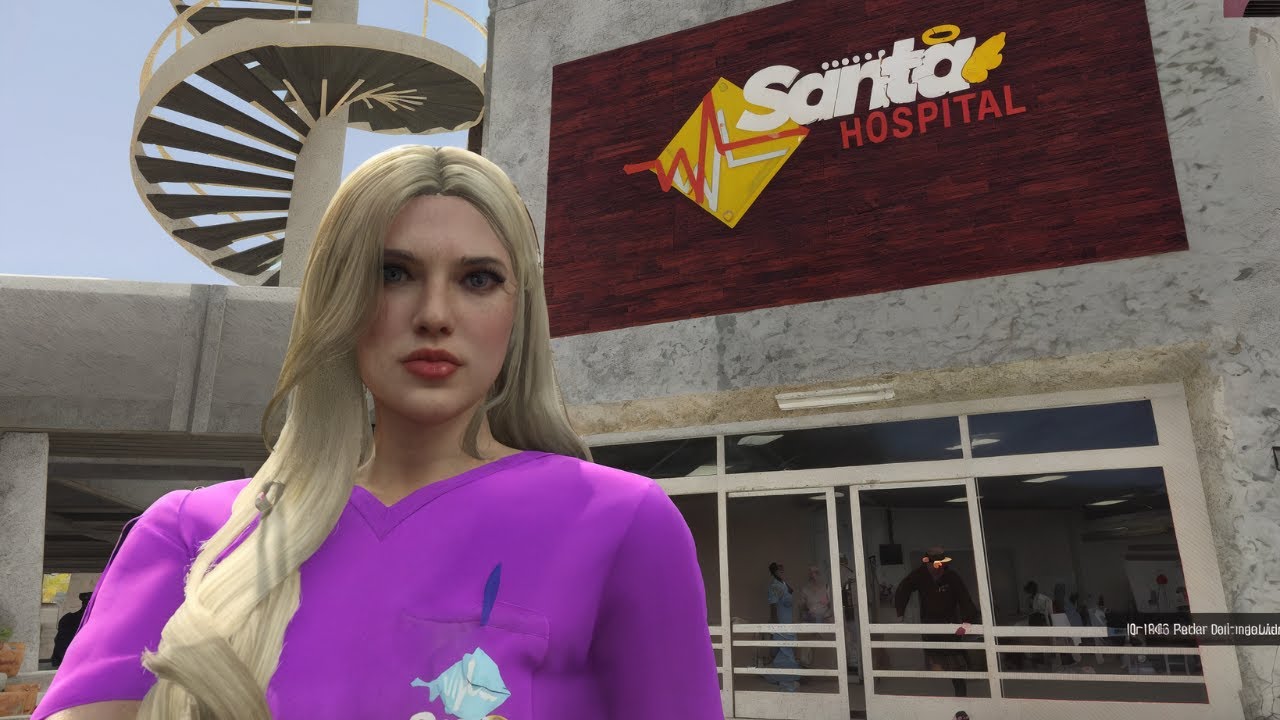 GTA 5 ONLINE RP CIDADE SANTA | Apresentando minha personagem Mirella