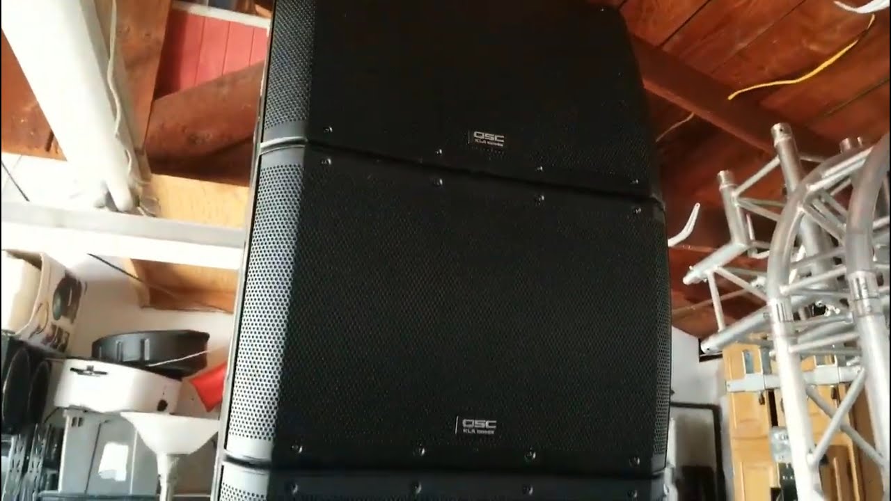 Presentando mis bocinas Qsc kla12 line array